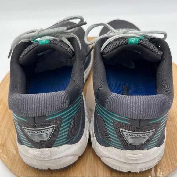 Brooks Addiction 15 Walker Shoes Grey Green Size 10.5 Medium width men’s - Picture 10 of 14